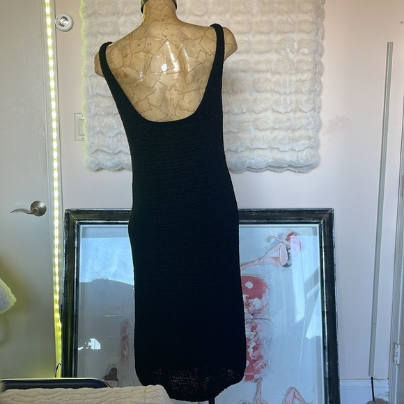 Vince long black knitted dress NWT Perfect condition no damaged just stored away - Picture 5 of 9